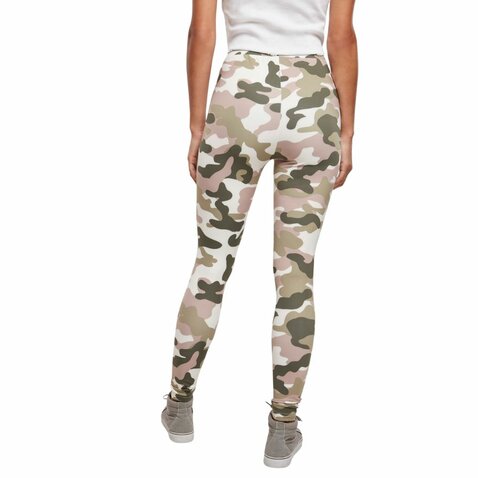 Maskáčové legíny Tech Urban Classic duskrose